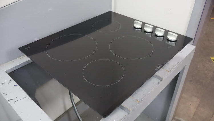 Bosch 24" 500 Series Infinite Temp Control Blk Glass Electric Cooktop NEM5466UC - Alabama Appliance