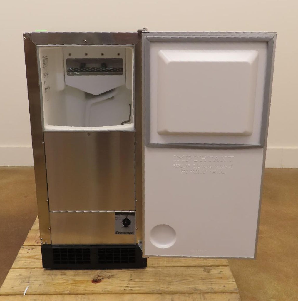 Scotsman DCE33PA1SSD 15" Gourmet Ice Under Counter Panel Ready Ice Maker