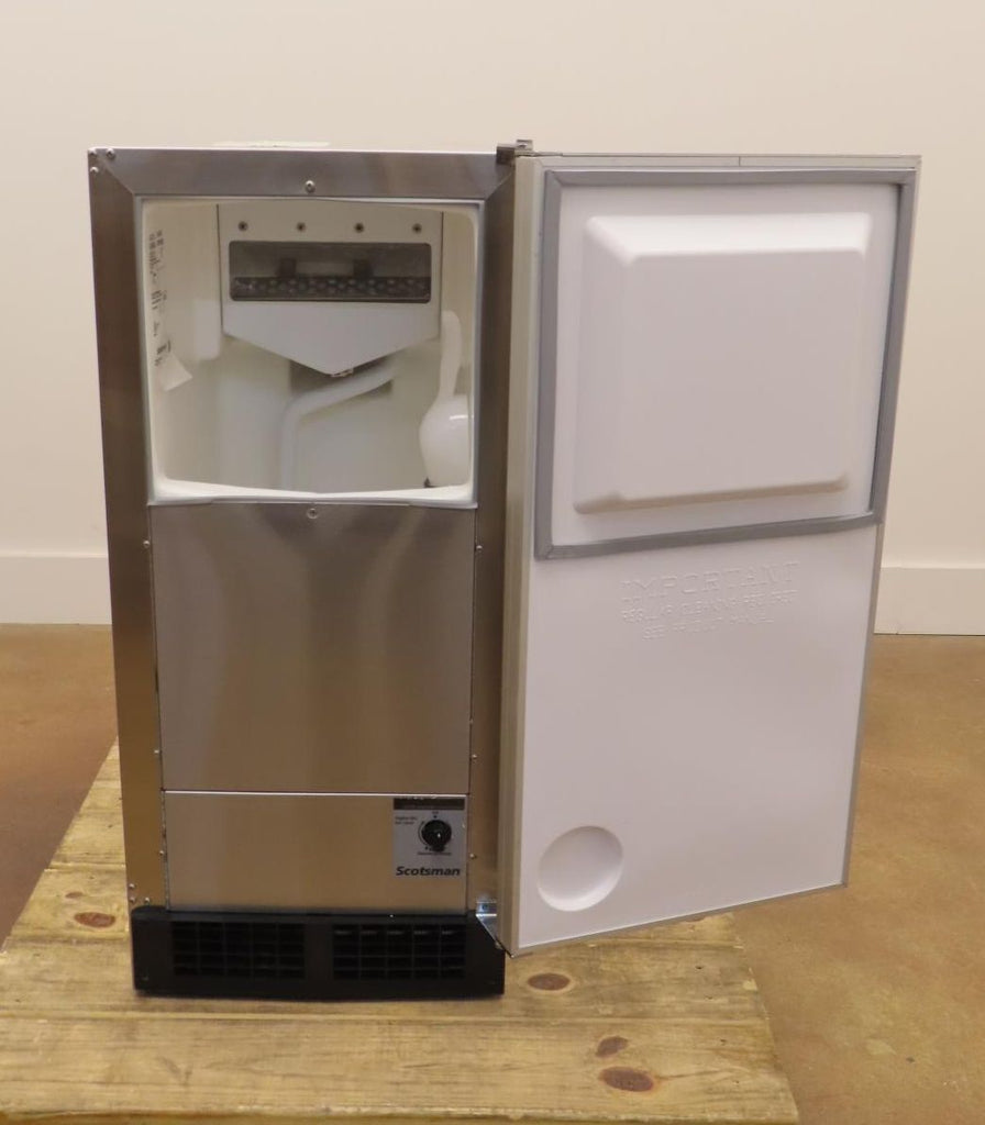 Scotsman DCE33A1SSD 15" 30 lbs Gravity Drain Under Counter Panel R. Ice Maker - Alabama Appliance