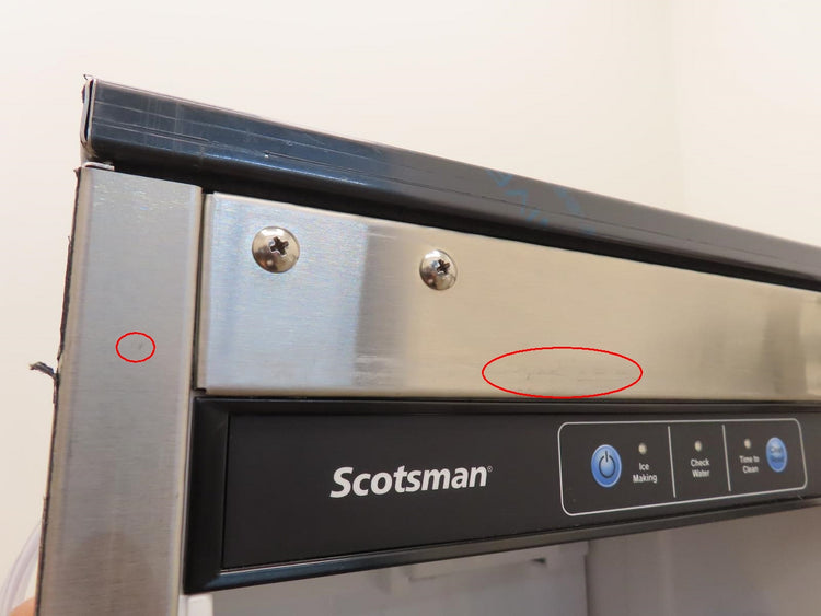 Scotsman Brilliance Series SCN60PA1SS 15" Undercounter Nugget Ice Maker Pics - Alabama Appliance