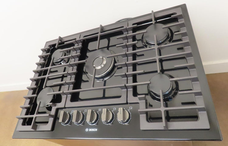 Bosch 800 Series NGM8049UC 30" Built-In Black Gas Cooktop With 1 Year Warranty