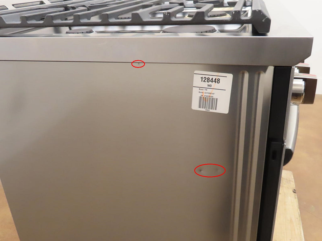 Frigidaire Gallery Series GCFD3661AF 36 Inch Freestanding Dual Fuel Range