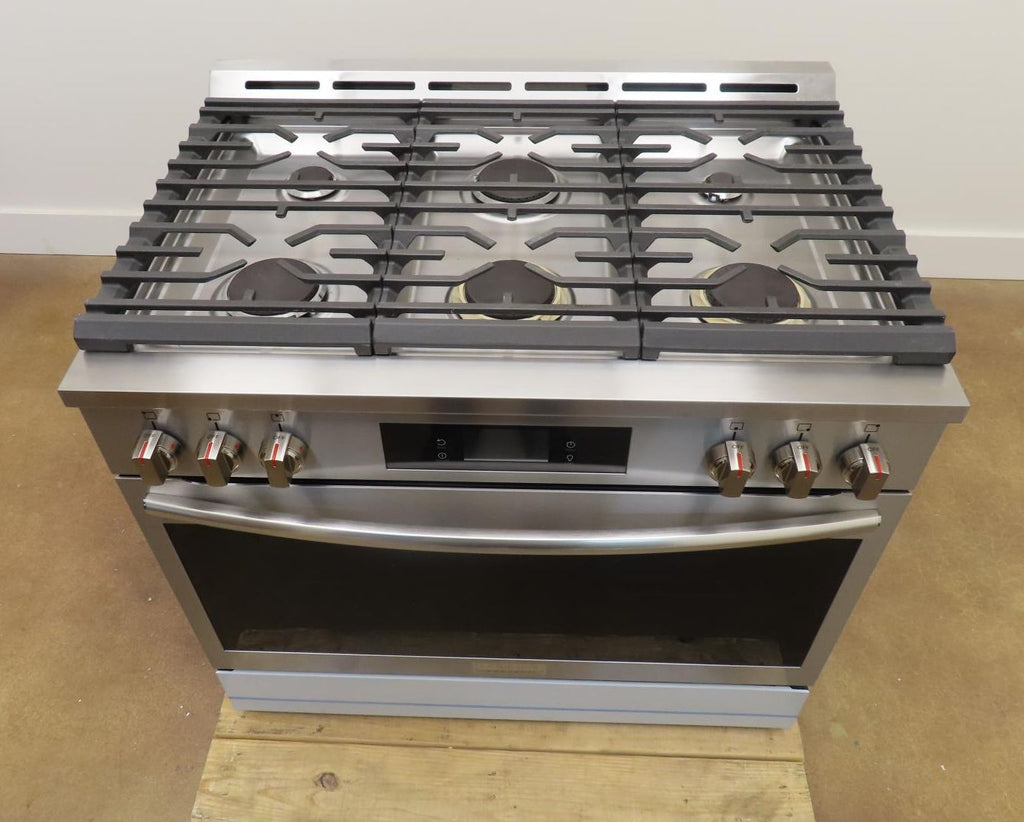 Frigidaire Gallery Series GCFD3661AF 36 Inch Freestanding Dual Fuel Range