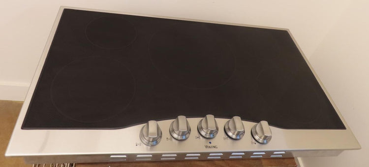 Viking RVEC3365BSB 36" Glass Cer.5 QuickCook Surface Electric Cooktop 2023 Model