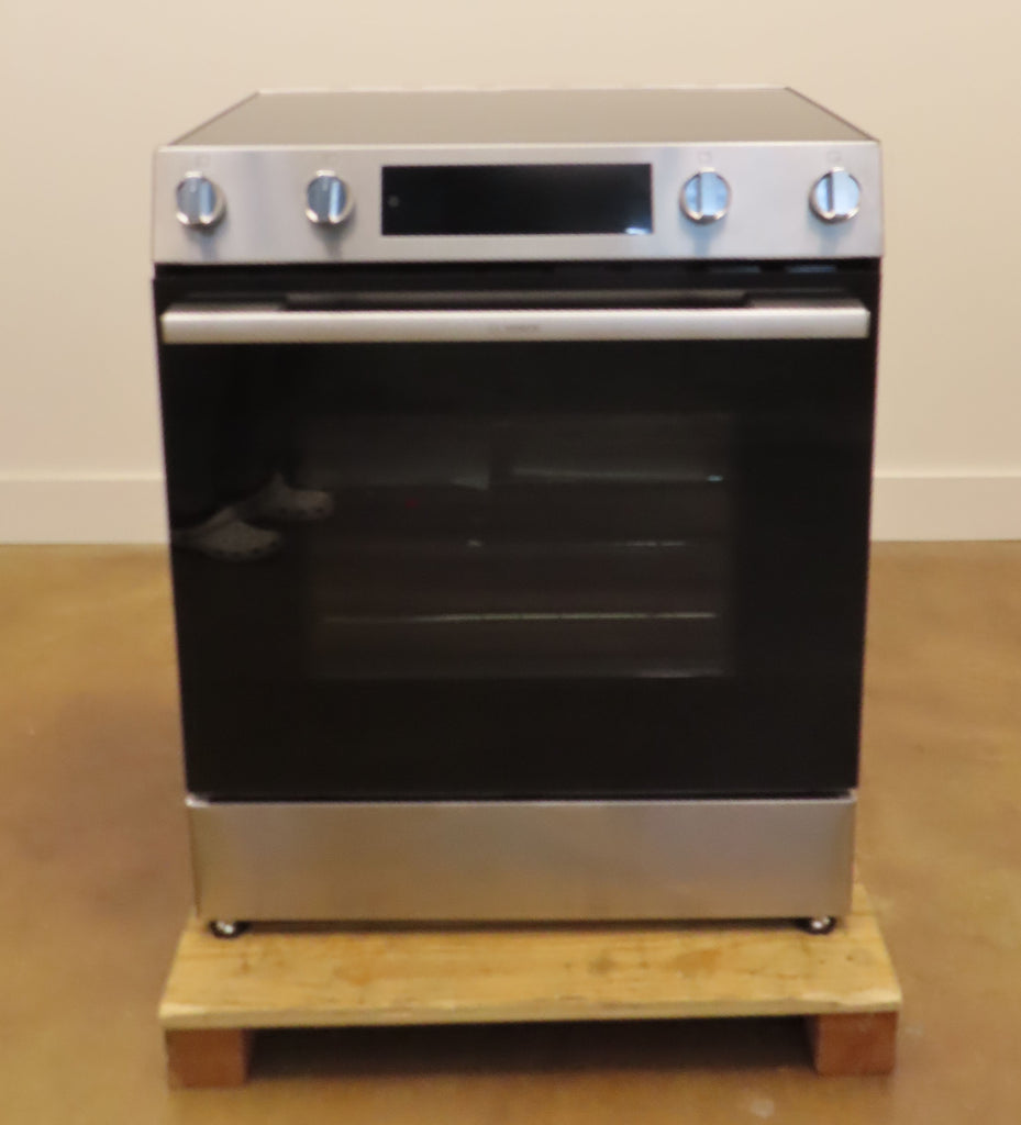Bosch 100 Series HEF1050MU 30" SlideIn Electric Convection Range With Warranty