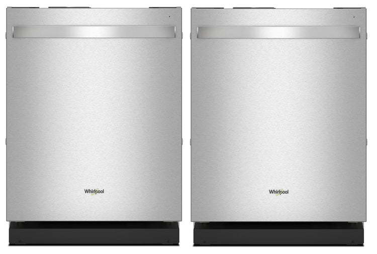 NIB Whirlpool set of 2 WDT550SAPZ 24" 44 dBa Fingerprint Resistant Dishwashers