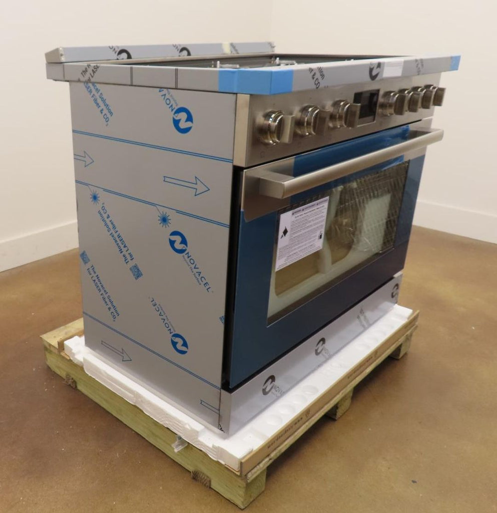 Bosch 800 Series HGS8655UC 36" Stainless Gas Range with 6 Sealed Burners