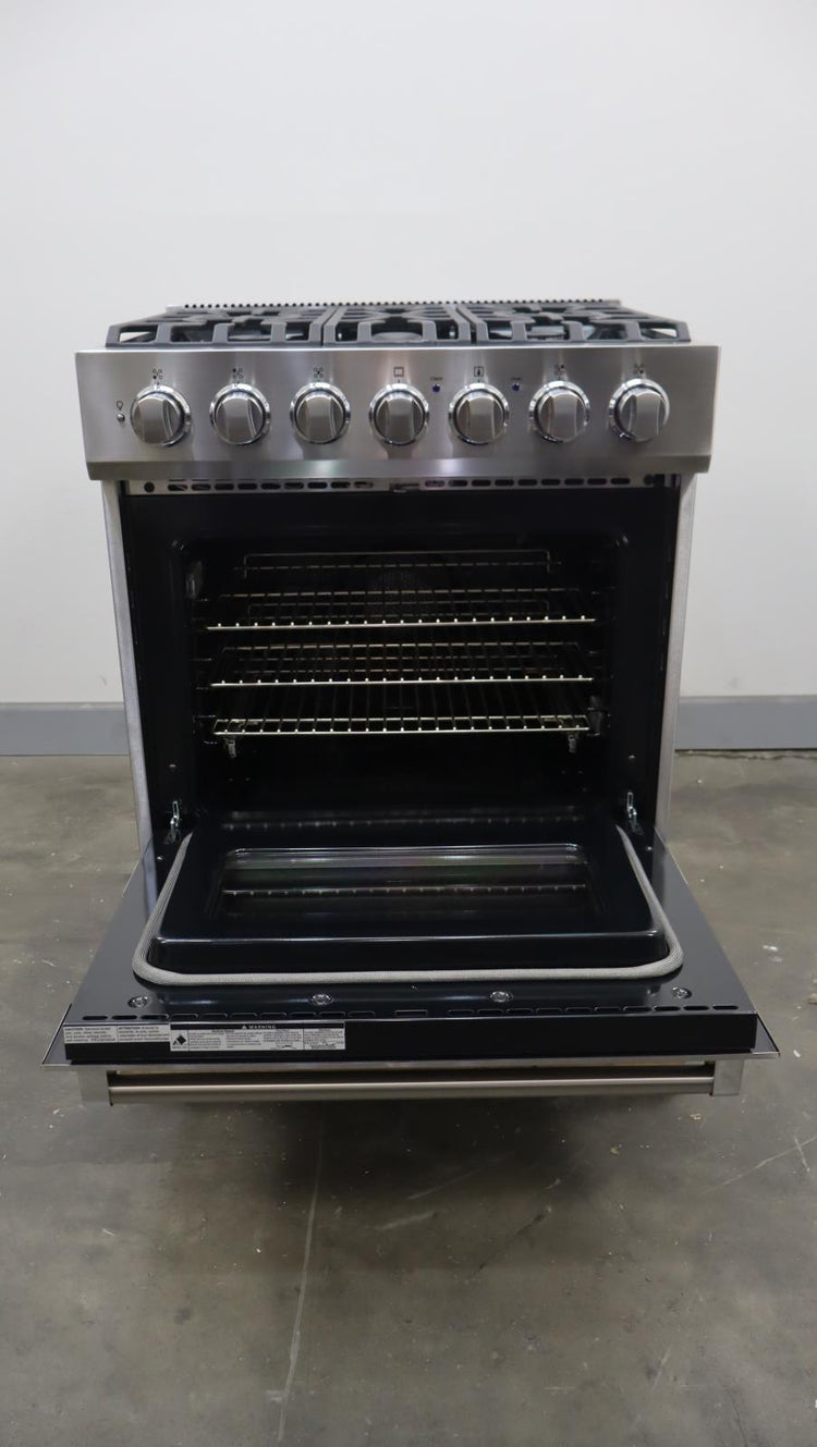 Viking 3 Series '24 30" 5 Sealed Burners Freestanding Gas Range RVGR33025BSS