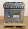 Thermador Pro Harmony Professional Series PRG366WH 36" Pro-Style Gas Range