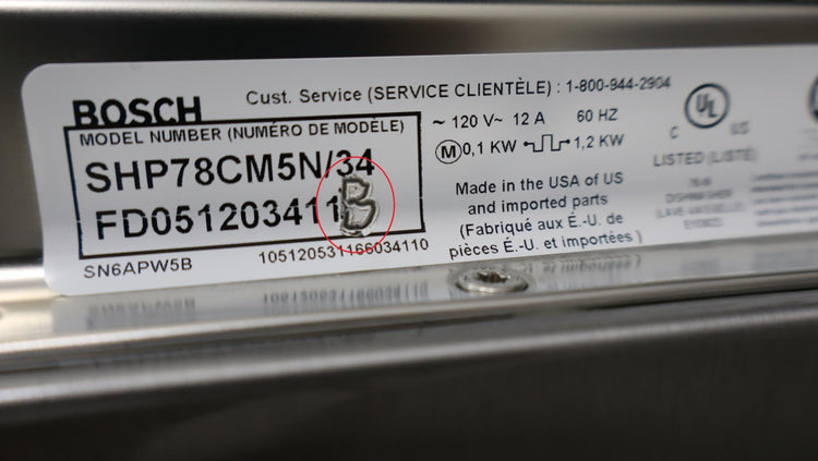 Bosch 24" 42 dBA Fully Integrated Built-In Smart 800 Series Dishwasher SHP78CM5N