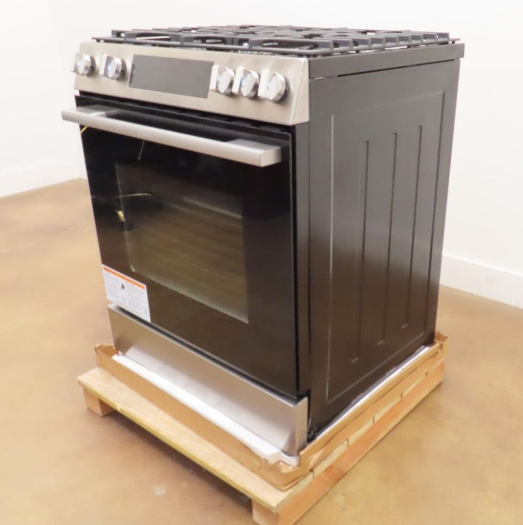 Bosch 100 Series HGF1050MUC 30 Inch Slide-In Stainless Steel Gas Range