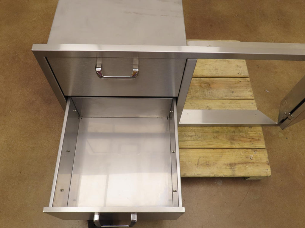 LYNX LSA742 42 Inches Storage Door and Double Drawer Combo
