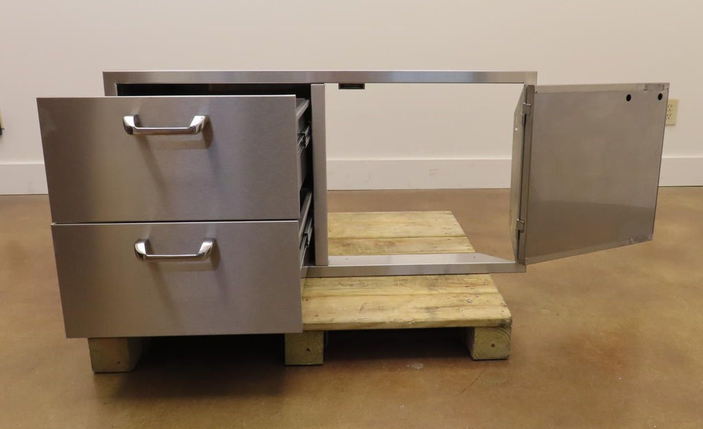 LYNX LSA742 42 Inches Storage Door and Double Drawer Combo