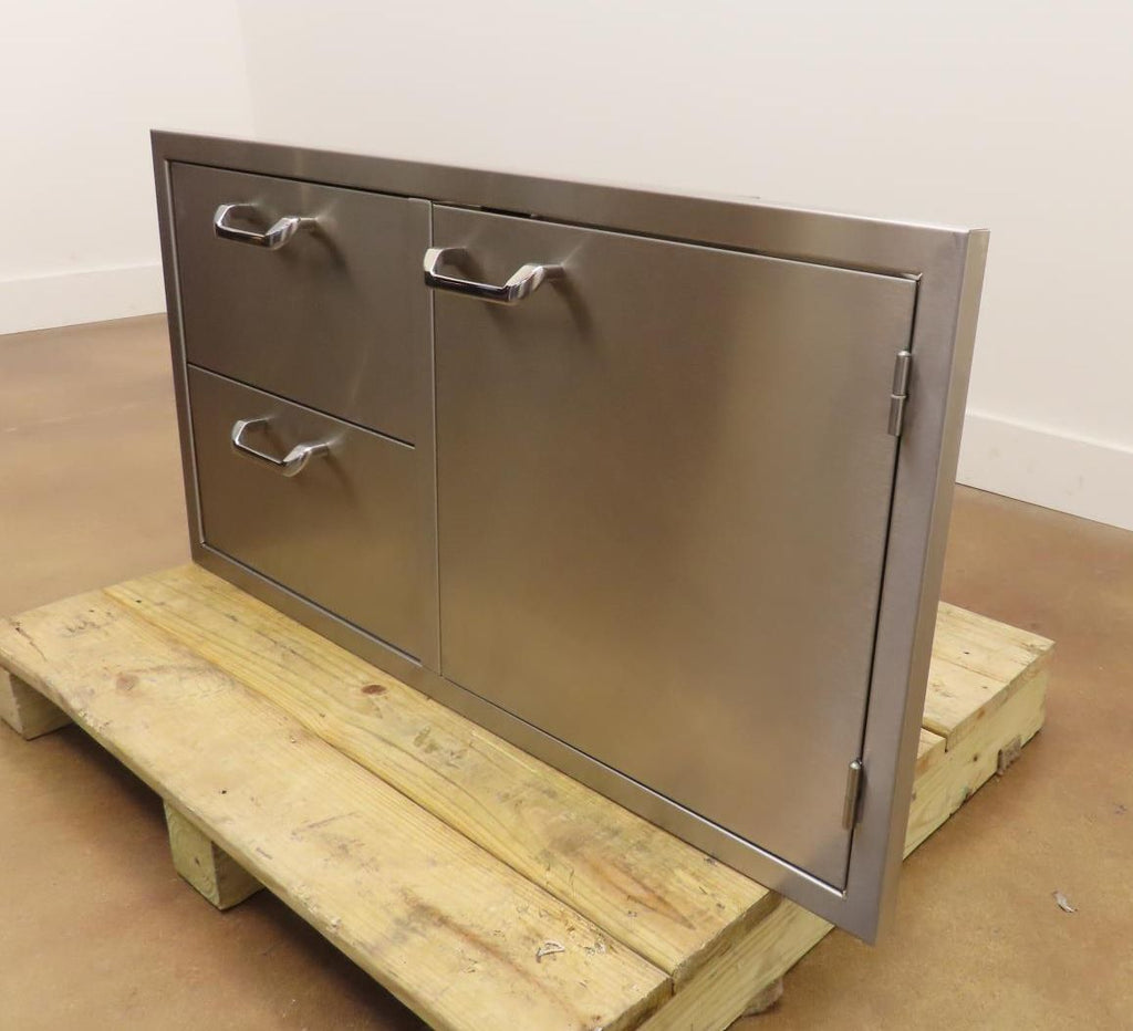 LYNX LSA742 42 Inches Storage Door and Double Drawer Combo