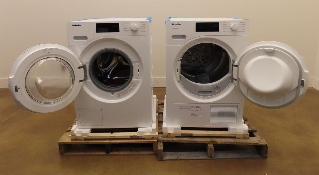 Miele 24" White Front Load Washer and Dryer Set WWD160 / TXD160WP IMAGES