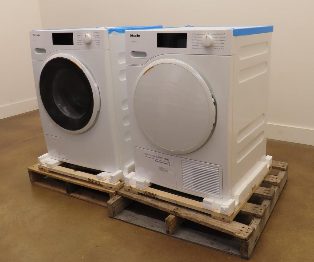 Miele 24" White Front Load Washer and Dryer Set WWD160 / TXD160WP IMAGES