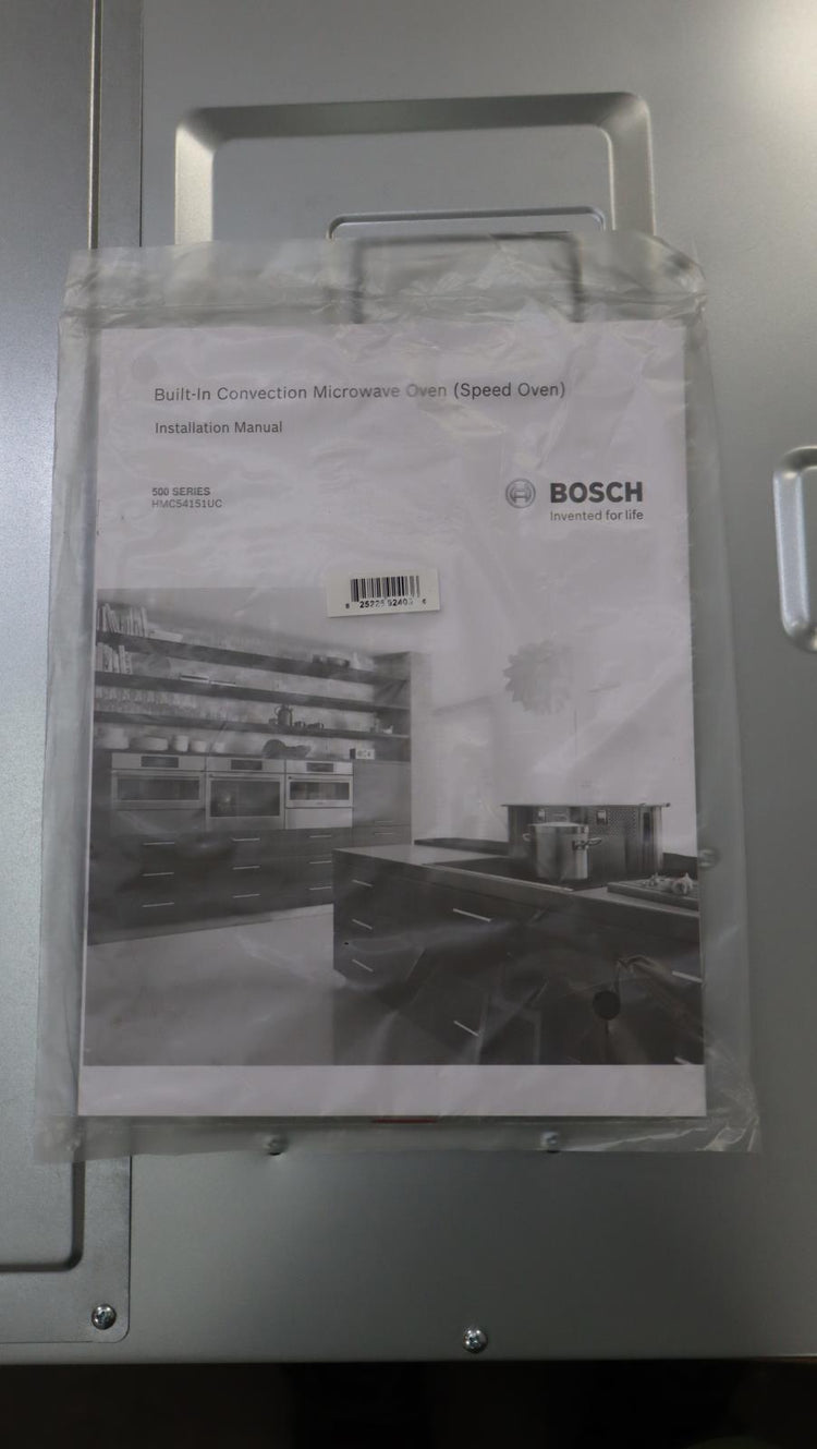 Bosch 24" 1000w SS 1.6 cu.ft. Power 2-in-1 500 Series Speed Oven HMC54151UC
