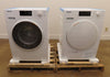 Miele 24" White Front Load Washer and Dryer Set WWD160 / TXD160WP Full Warranty