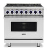 Viking 7 Series VDR73626BSSLP 36 Inch Pro-Style Dual-Fuel Range 2024 Model