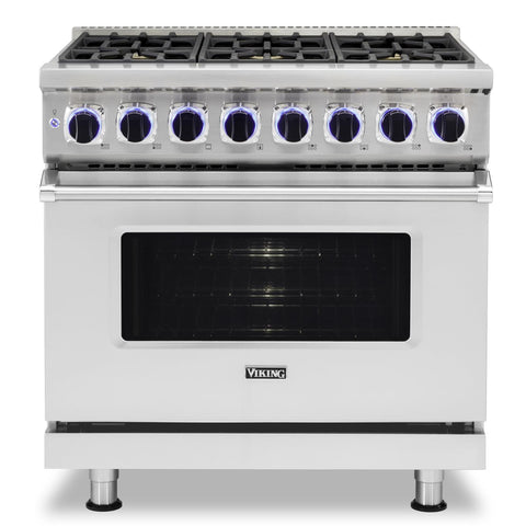 Viking 7 Series VDR73626BSSLP 36 Inch Pro-Style Dual-Fuel Range 2024 Model
