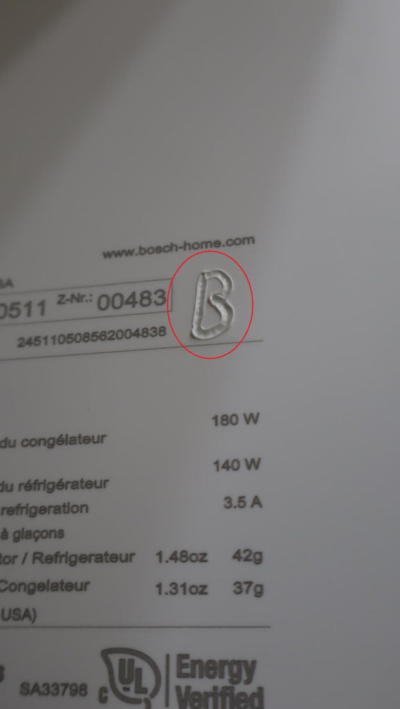 Bosch 800 Series 36" Freestand Stainless 20.5 Cu.Ft. French Door B36CL80ENS