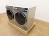 Bosch 800 Series WGB246AXUC / WQB245AXUC Front 24" Grey Load Washer Dryer Set