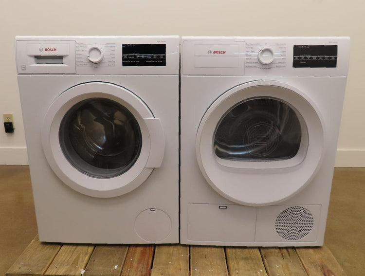 Bosch 300 Series WGA12400UC / WPA12100UC Front Load Washer & Ventless Dryer set