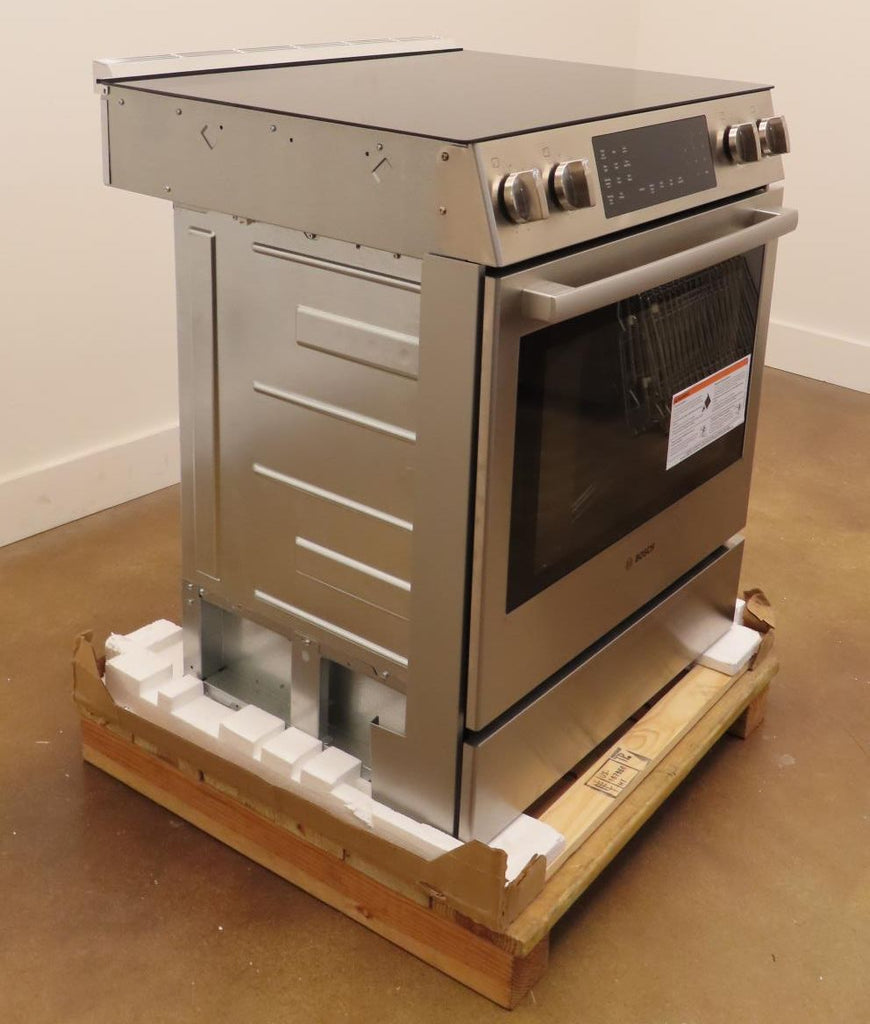 Bosch 800 Series HEI8056U 30" Warming Zone Slide-In Electric Range Images