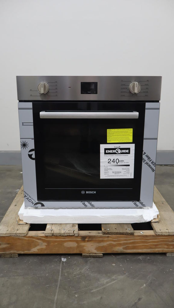 Bosch 4 Inch Stainless Single Electric Convection 500 Series Wall Oven HBE5453UC