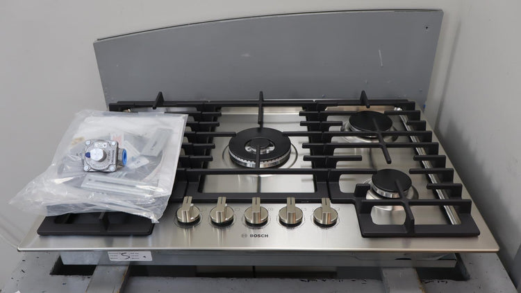 Bosch 30" 5 Sealed Burners Stainless Built-In 800 Series Gas Cooktop NGM8059UC