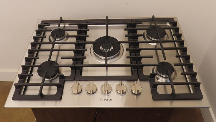 Bosch 800 Series NGM8059UC 30" Stainless Steel Built-In Gas Cooktop