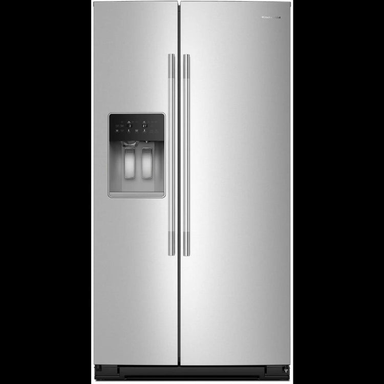 NIB KitchenAid KRSF536RPS 36" Freestanding Side-by-Side Full Depth Refrigerator