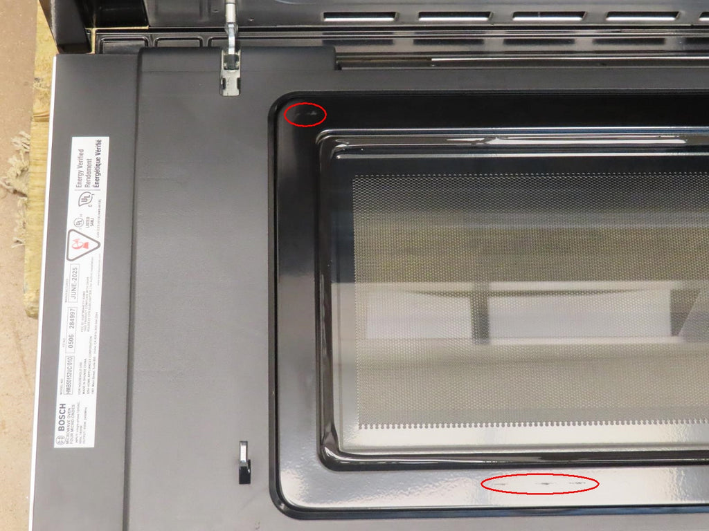 Bosch 500 Series HMB50152UC 30" Built-In Stainless Microwave Oven Full Warranty