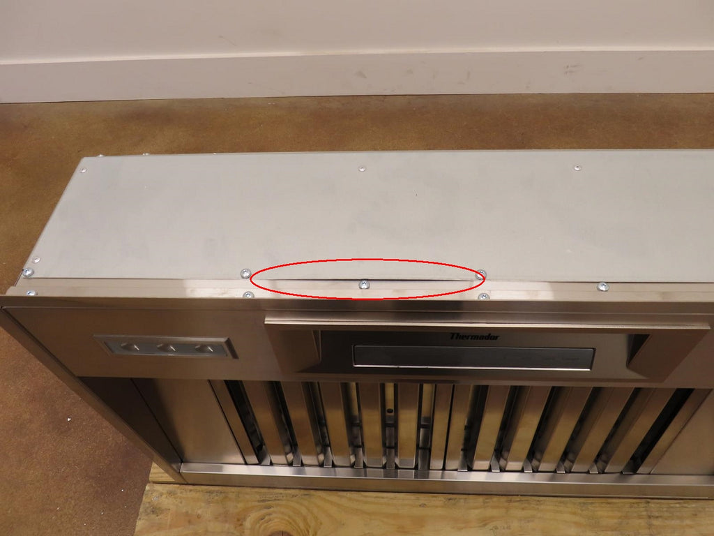 Thermador Professional Series VCIN36GWS 36" Home Connect Custom Insert Hood Pics
