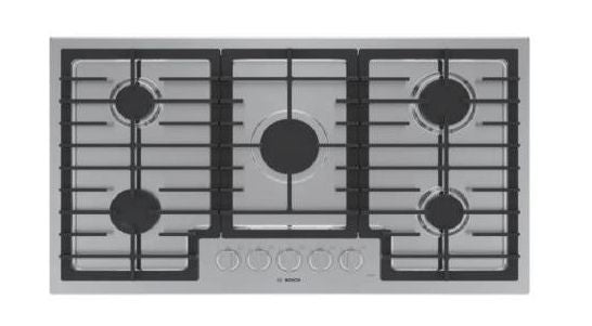 Bosch 500 Series NGM5659UC 36" Gas Cooktop with 5 Sealed Burners FullWarranty