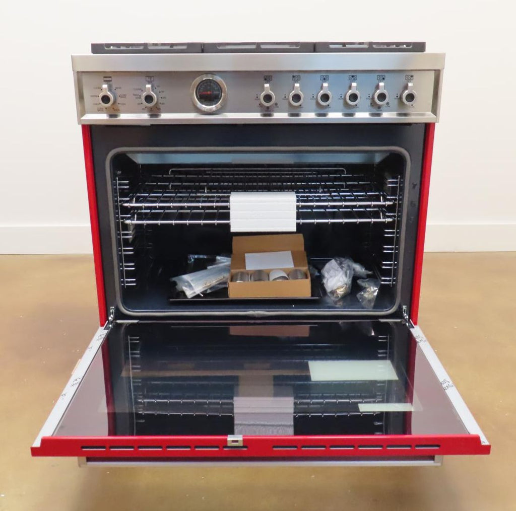 Bertazzoni Professional Series PROF366DFSROTLP 36" Freestanding Dual Fuel Range