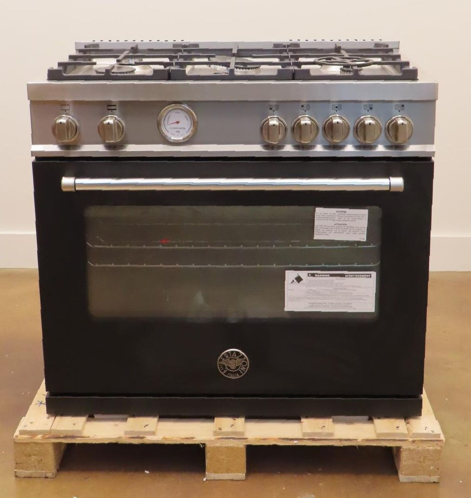 Bertazzoni Master Series MAS365GASNEV 36 Inch Freestanding Gas Range