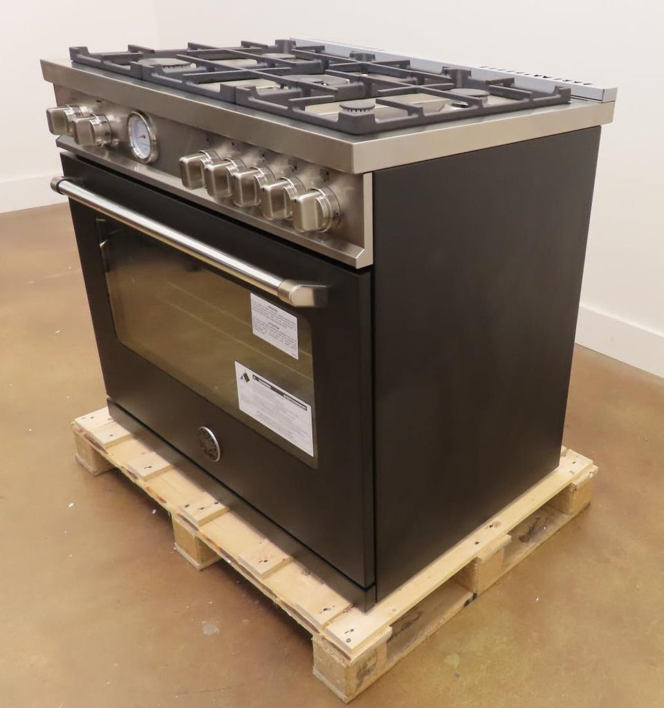 Bertazzoni Master Series MAS365GASNEV 36 Inch Freestanding Gas Range