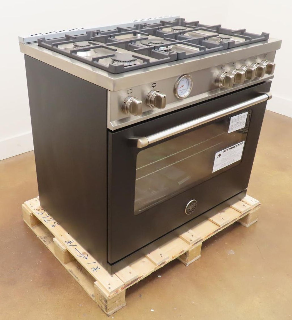 Bertazzoni Master Series MAS365GASNEV 36 Inch Freestanding Gas Range