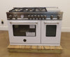 Bertazzoni Master Series MAST486GGASBIE 48" White Freestanding Gas Range