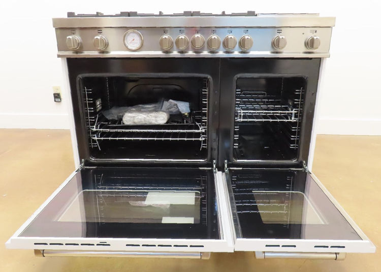 Bertazzoni Master Series MAST486GGASBIE 48" White Freestanding Gas Range