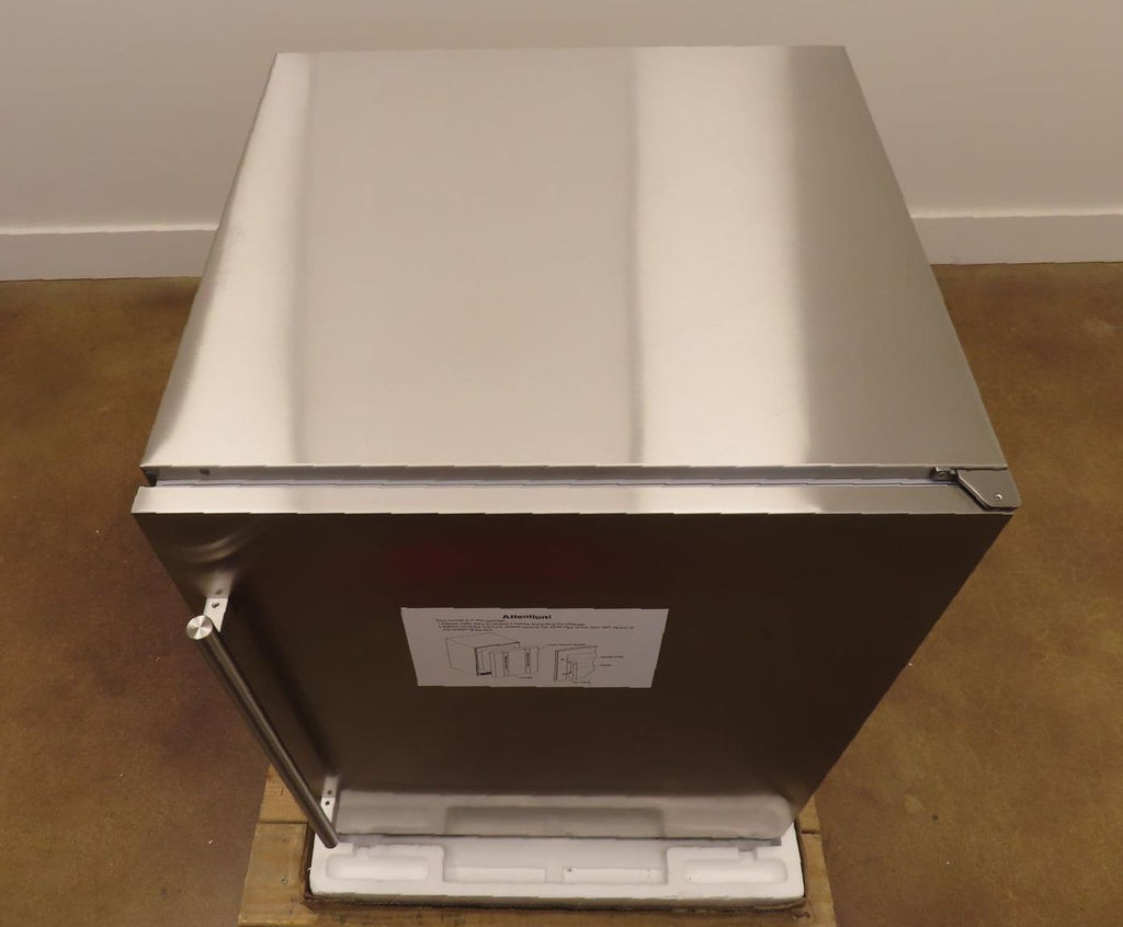 XO XOU24ORSR 24" Outdoor Stainless S Refrigerator with Glass Shelves Right Hinge