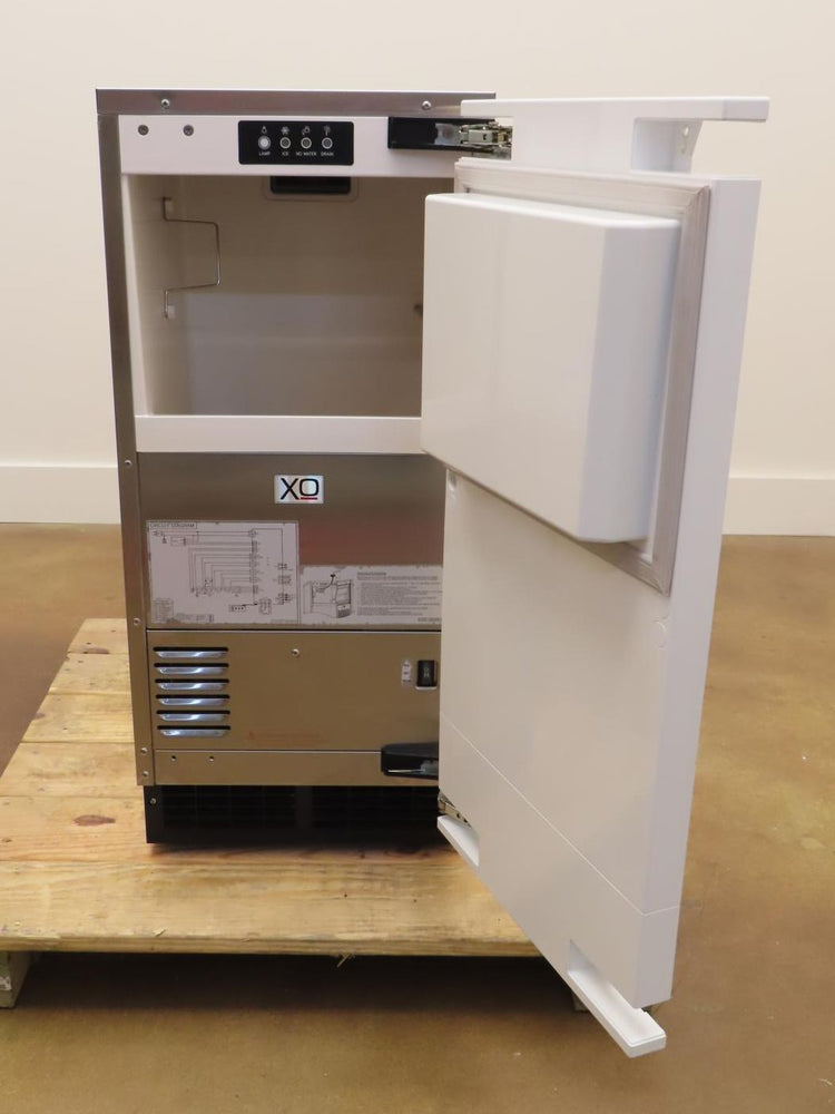 XO XOUIM1585NOP 15 Inch Panel Ready Built-In Undercounter Nugget Ice Maker