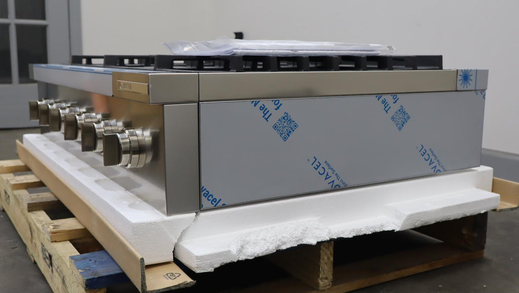 Bosch 36" 800 Series 6 Sealed Burners Gas Slide-In Stainless Rangetop RGM8658UC