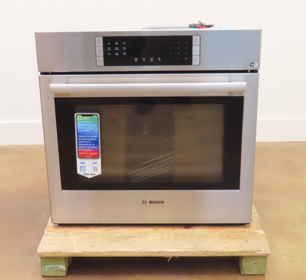 Bosch 800 Series HBL8454UC 30" Single Convection Smart Electric Wall Oven Pics