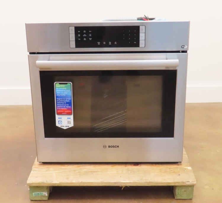Bosch 800 Series HBL8454UC 30" Single Convection Smart Electric Wall Oven Pics