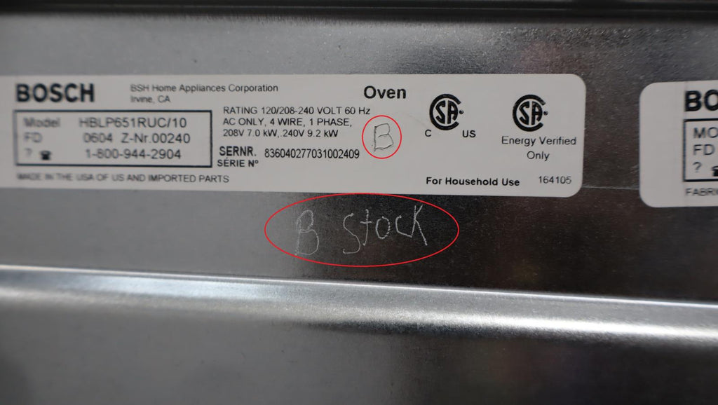 Bosch 30" Benchmark Series SS Convection Double Electric Wall Oven HBLP651RUC