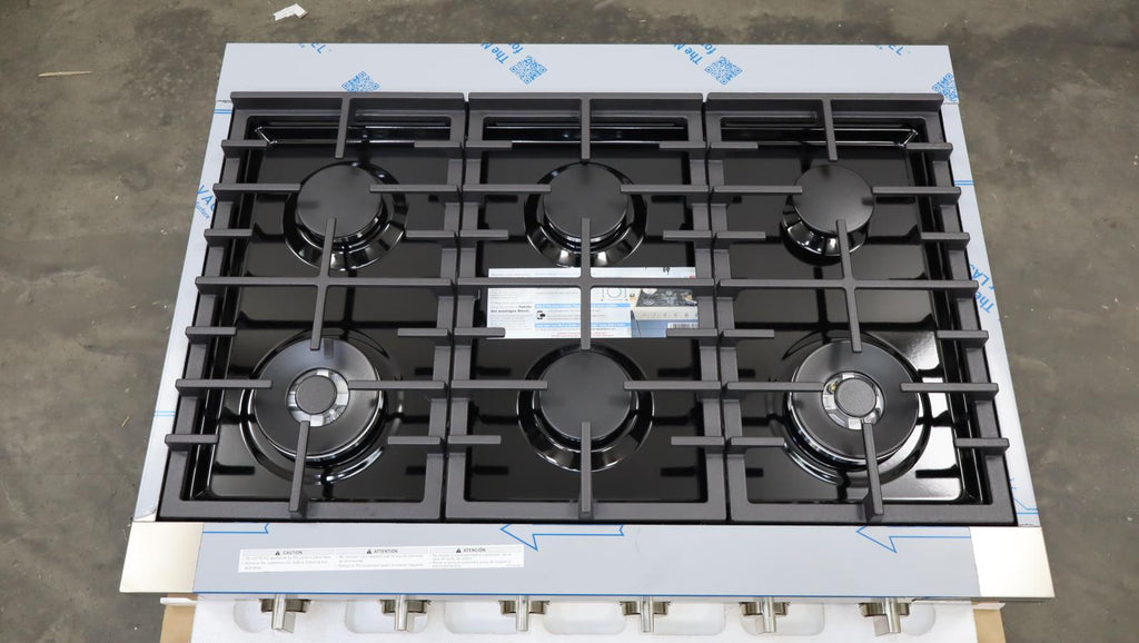 Bosch 800 Series 36" 6 Sealed Burners Gas Slide-In Stainless Rangetop RGM8658UC