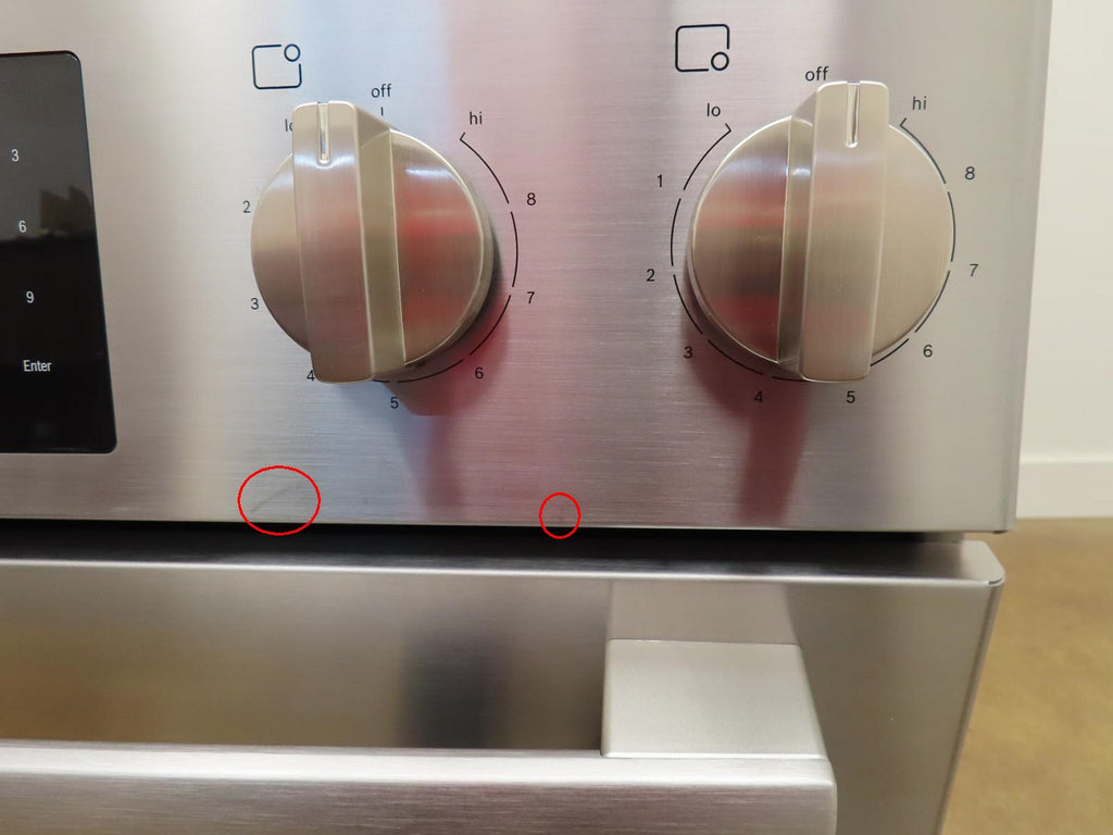 Bosch 800 Series HEI8056U 30" Warming Zone Slide-In Electric Range Full Warranty