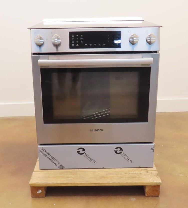 Bosch 800 Series HEI8056U 30" Warming Zone Slide-In Electric Range Full Warranty